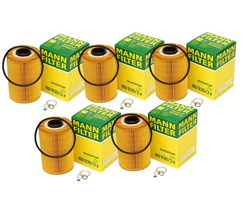 Engine Oil Filters (Set of 5) MannFilter BM3724883KIT